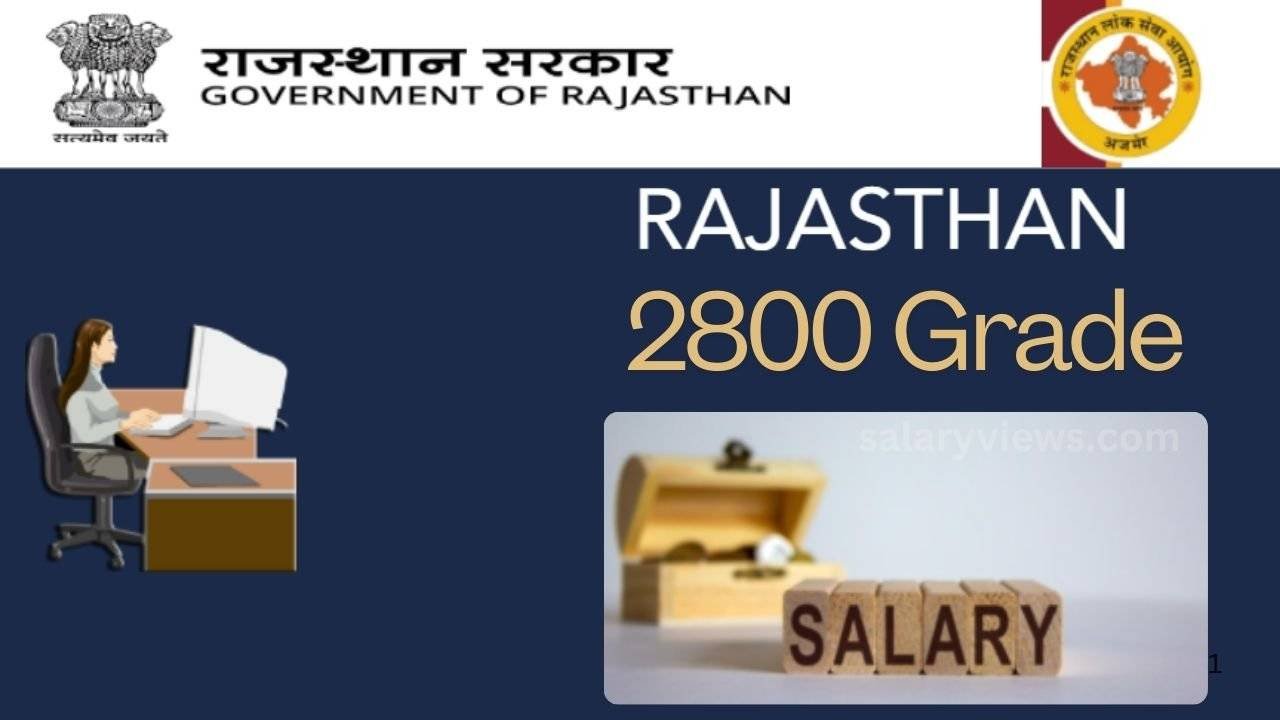 2800 Grade Pay Salary in Rajasthan